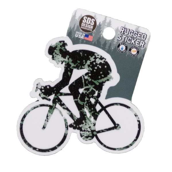 Downhill Mountain Biker Sticker
