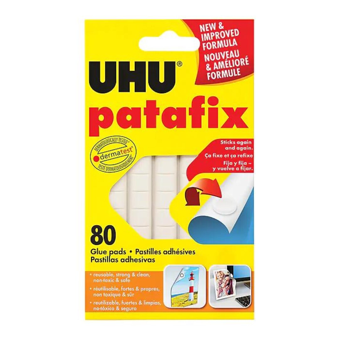 UHU Patafix Blanco 80pads 3 Piezas - View #7